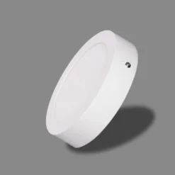 Đèn LED panel tròn viền trắng gắn nổi 24W sáng vàng Nanoco NPL243R