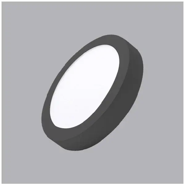 3nan-npl063rb-13 Đèn LED panel tròn viền đen gắn nổi 24W sáng trung tính Nanoco NPL244RB