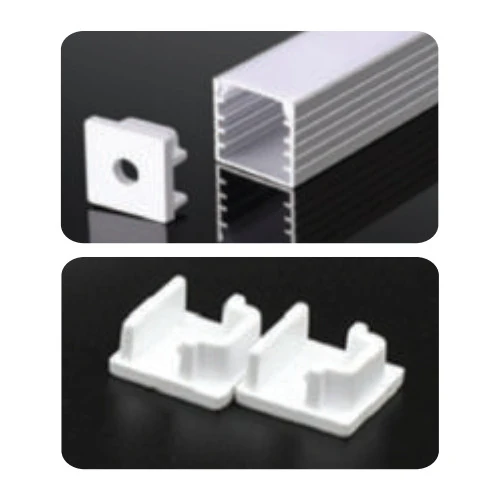 3nan-nst-ab1414 Nẹp nhôm lắp nổi 2000x14.2x14.2mm dùng cho LED dây rộng 12.5mm Nanoco NST-AB1414