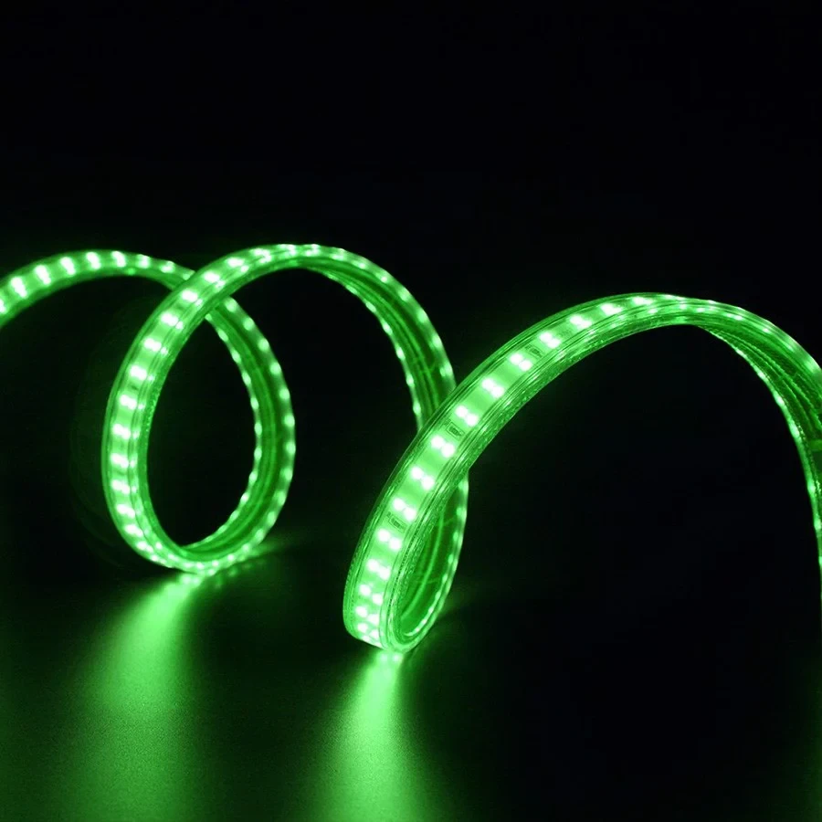 3nan-nst060g-1 Đèn LED dây ngoài trời 60 LED/m, 4.5W/m, 230Vac, sáng xanh lục (cuộn 50m) Nanoco NST060G