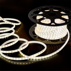 Đèn LED dây ngoài trời 72 LED/m, 7W/m, 230Vac, sáng trung tính (cuộn 50m) Nanoco NST0724