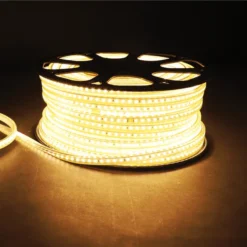 Đèn LED dây ngoài trời 1 dãy, 120 LED/m, 7W/m, 230Vac, sáng vàng (cuộn 50m) Nanoco NST12072