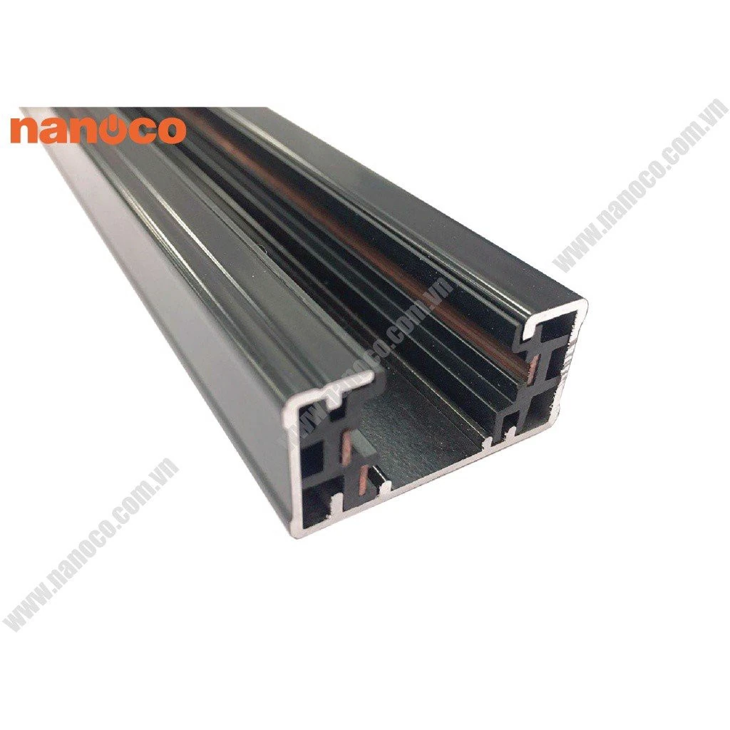 3nan-ntr-hr1b Thanh ray loại H dài 1m màu đen (chưa có đầu nối dây nguồn) Nanoco NTR-HR1B