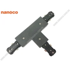 Khớp nối chữ T thanh ray loại H màu đen Nanoco NTR-TCB