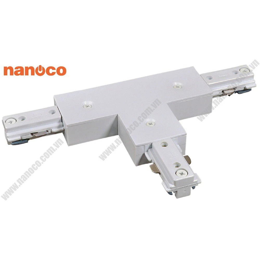 3nan-ntr-tcw Khớp nối chữ T thanh ray loại H màu trắng Nanoco NTR-TCW