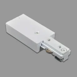 Đầu nối dây nguồn cho thanh ray T2 màu trắng Nanoco NTRE-CW