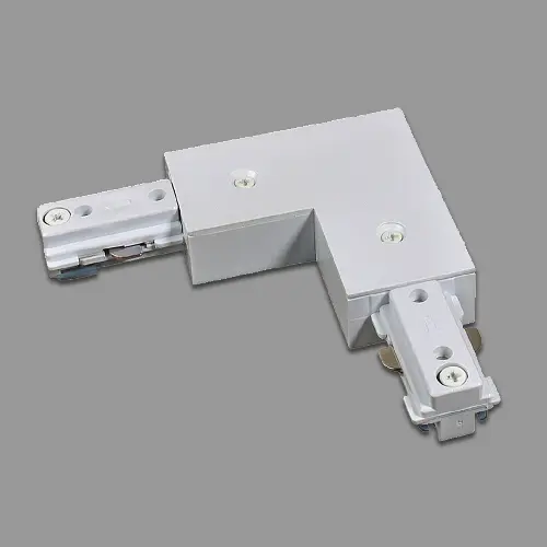 3nan-ntre-lcw Khớp nối chữ L cho thanh ray T2 màu trắng Nanoco NTRE-LCW