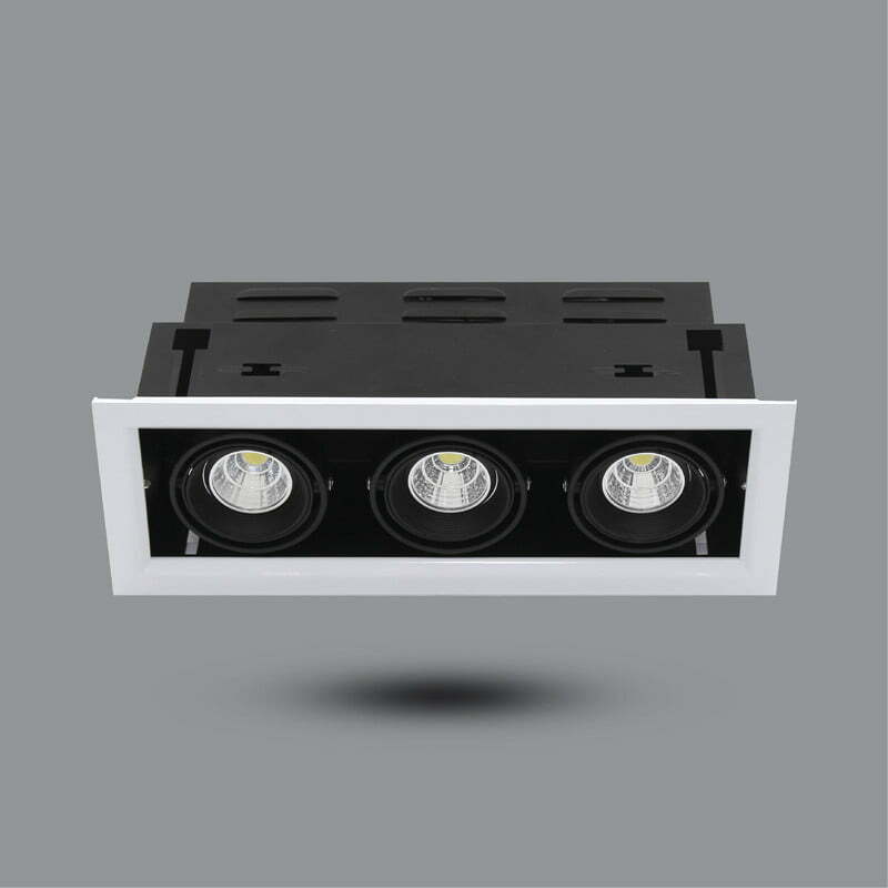 3par-ola36l18-2 Đèn LED Downlight âm trần 3x6W sáng trắng Paragon OLA36L18/65