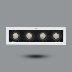 Đèn LED Downlight âm trần 4x6W sáng vàng Paragon OLA46L24/30