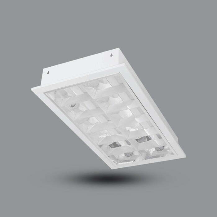 3par-prff218l20-2 Đèn tán quang âm trần 0.6m bóng LED 2x10W sáng trung tính Paragon PRFF218L20/42