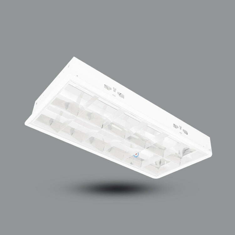 3par-prfj218l20 Đèn tán quang âm trần 0.6m bóng LED 2x10W sáng vàng Paragon PRFJ218L20/30