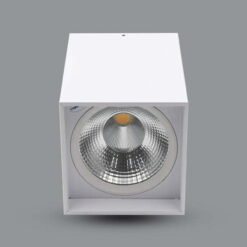 Đèn LED Downlight gắn nổi màu trắng 10W sáng vàng Paragon PSDLL136L10-W/30