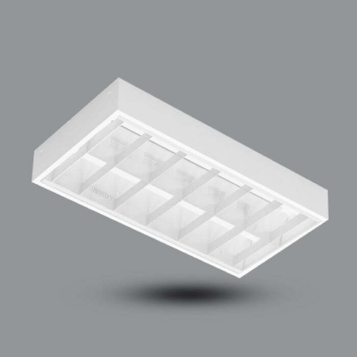 3par-psfd218l20-2 Đèn tán quang gắn nổi 0.6m bóng LED 2x10W sáng trắng Paragon PSFD218L20/65