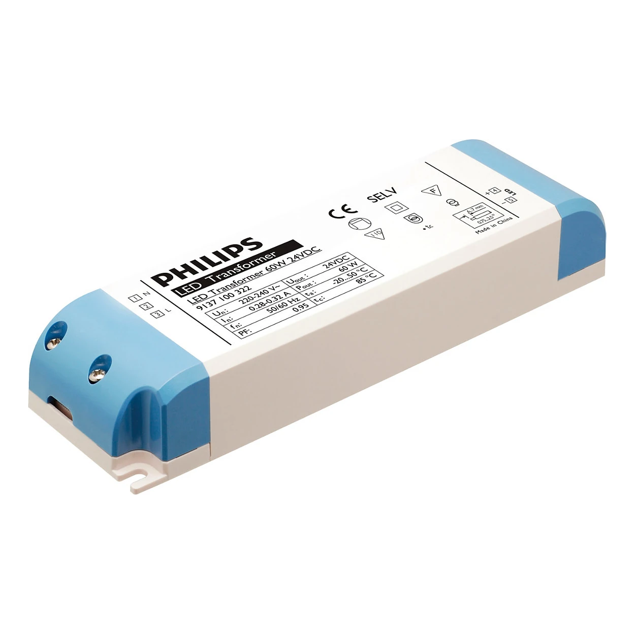 3phi-ecoled_30w Bộ nguồn LED dây Economic 60W 24VDC Philips