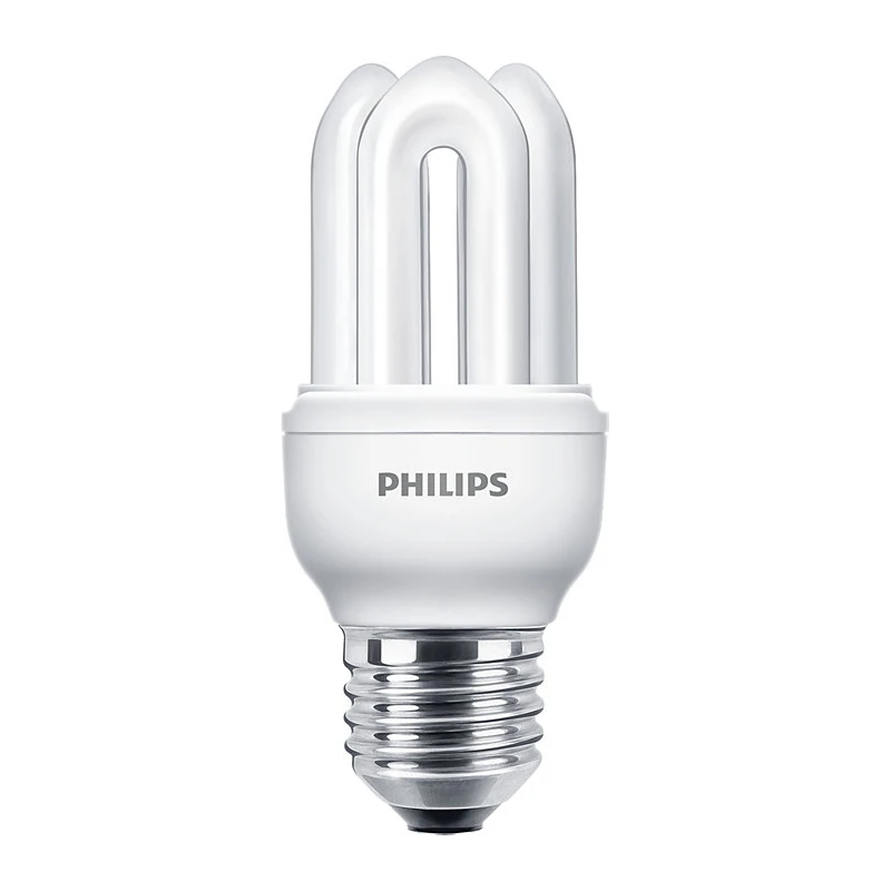 3phi-genie_5w_27 Bóng huỳnh quang compact Genie 5W E27 sáng trắng 6500K Philips
