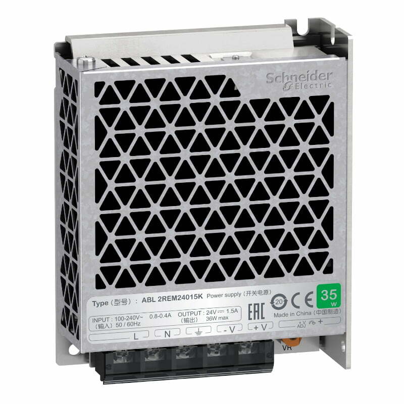 4sch-abl2rem24015k Bộ nguồn 35W 1.5A, đầu vào 100…240Vac, đầu ra 24Vdc Schneider ABL2REM24015K