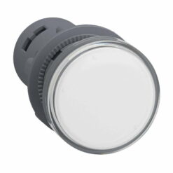 Đèn báo Ø22 LED 220Vdc, màu trắng Schneider XA2EVMD1LC