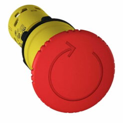 Nút dừng khẩn cấp Ø22 xoay để mở, 1NO+1NC, đầu nấm Ø40 màu đỏ Schneider XB7NS8445
