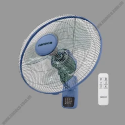 Quạt treo tường remote màu xanh Nanoco NWF1610RC-BL