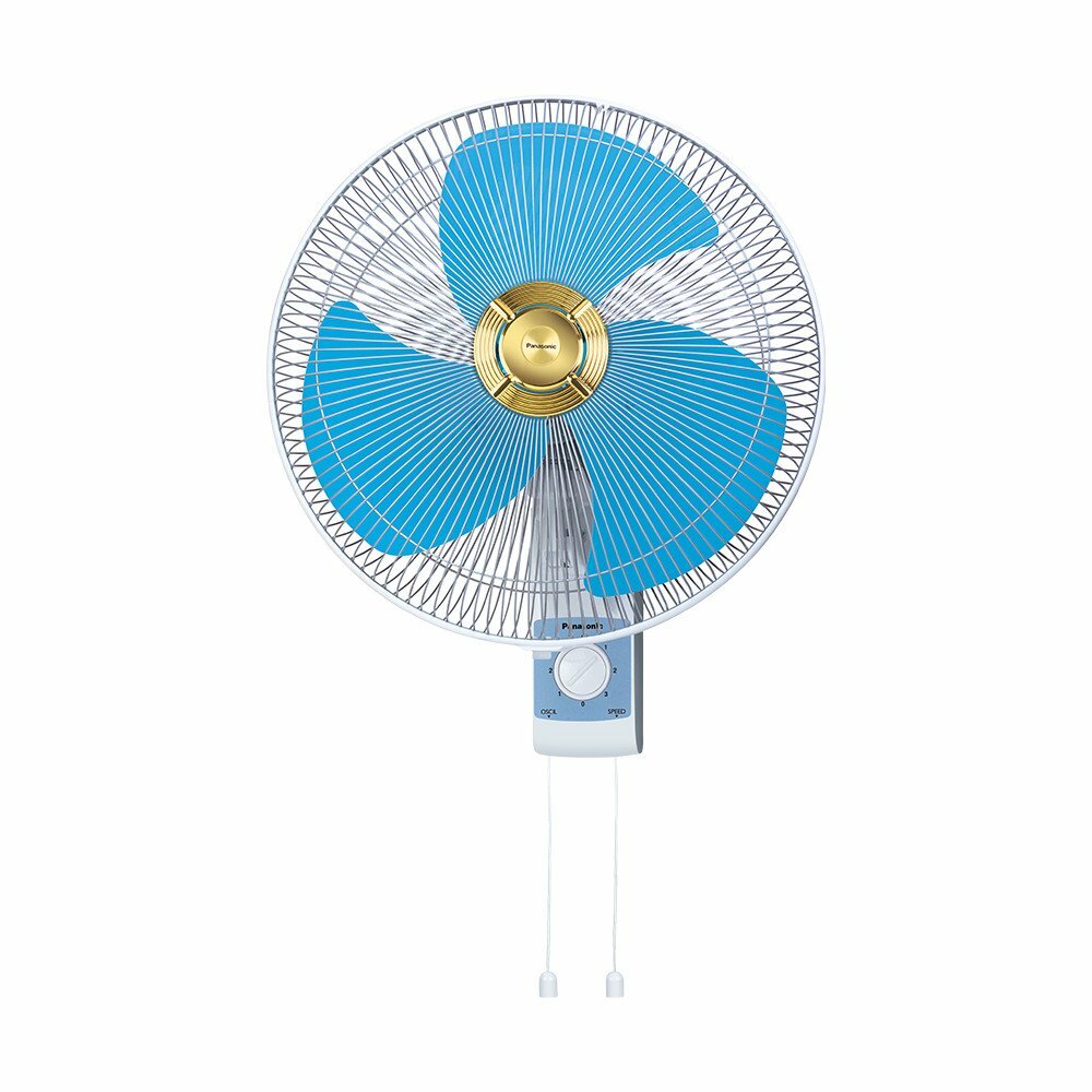 5pan-f-409ub Quạt treo tường dây giật màu xanh Panasonic F-409UB