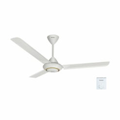 Quạt trần 3 cánh hộp số nổi, màu trắng viền vàng Panasonic F-60MZ2-L