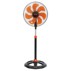 Quạt đứng thân sắt màu Đen Cam Senko DTS1607-Den-Cam