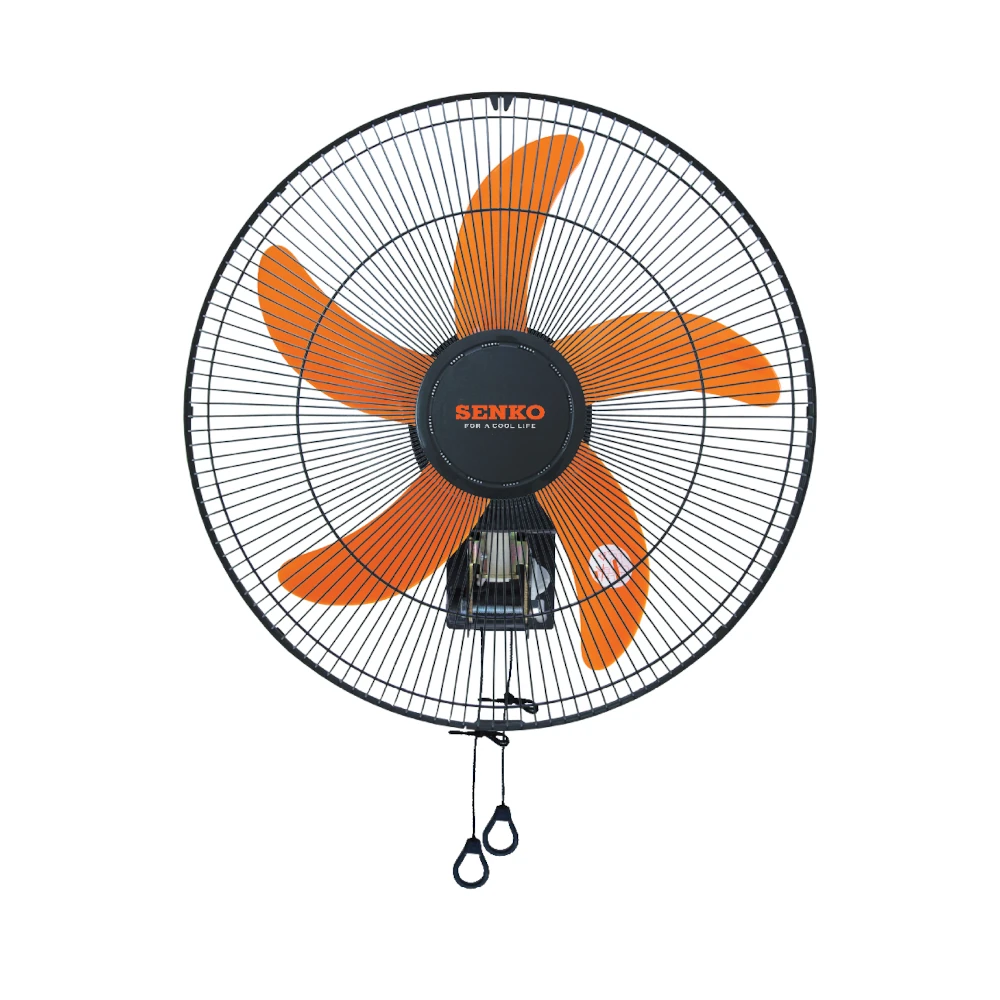 5sen-tc16-den-cam Quạt treo 2 dây màu Đen Cam Senko TC16-Den-Cam