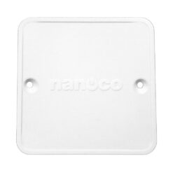 Nắp hộp âm đơn dùng cho mặt vuông chuẩn BS Nanoco NA105-N