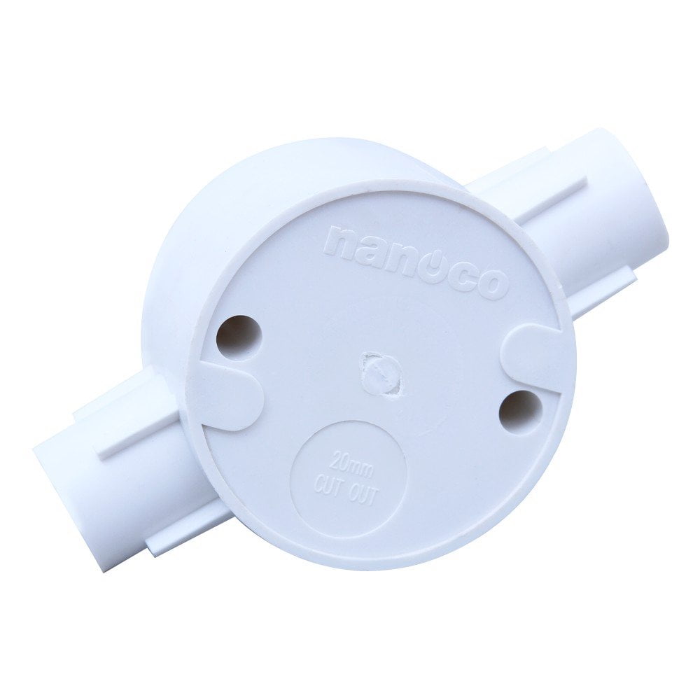 6nan-npa66161-3 Hộp nối 2 ngã thẳng Ø16 Nanoco NPA66161