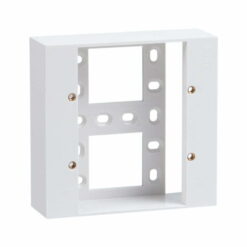 Đế nổi nhựa chữ nhật mặt 4/6 module hoặc S18CC2X/B, S18CC3X/B (120x115x38) Sino CK2157