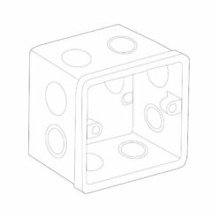 Đế âm tự chống cháy dùng cho các mặt vuông loại sâu (82.5x82.5x51.5) Sino S3157H