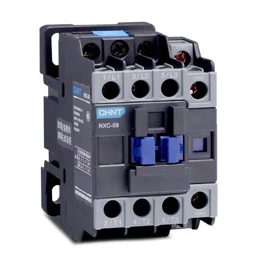 925353 Khởi động từ NXC-09 3P 9A 1NO+1NC 220Vac 50/60Hz Chint