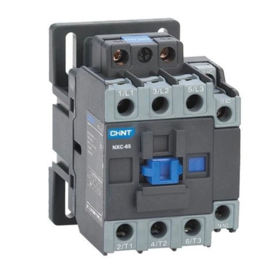 938049 Khởi động từ NXC-65 3P 65A 1NO+1NC 220Vac 50/60Hz Chint