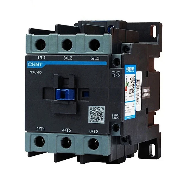 938177 Khởi động từ NXC-85 3P 85A 1NO+1NC 220Vac 50/60Hz Chint