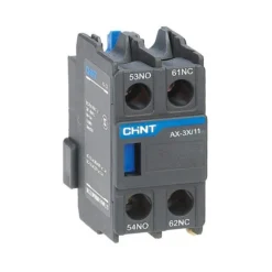 Tiếp điểm phụ AX-3X/11 1NO+1NC lắp trên mặt NXC (6-225A) Chint