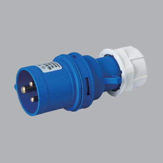 9mpe-mpn-013-1 Phích cắm 16A 2P+E(6h) IP44 MPE MPN-013