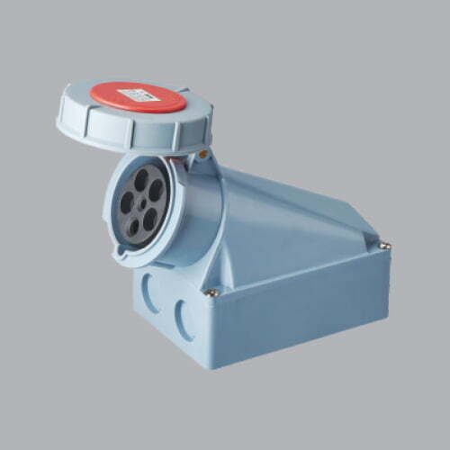 9mpe-mpn-1352 Ổ cắm gắn nổi kín nước 125A 3P+N+E(6h) IP67 MPE MPN-1452