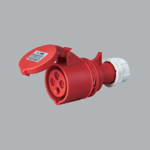 9mpe-mpn-214 Ổ cắm di dộng 32A 3P+E(6h) IP44 MPE MPN-224