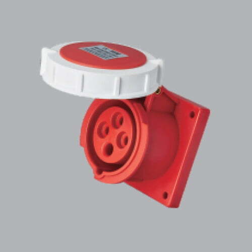 9mpe-mpn-3142 Ổ cắm gắn âm loại thẳng kín nước 32A 3P+E(6h) IP67 MPE MPN-3242