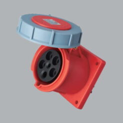 Ổ cắm gắn âm loại thẳng kín nước 125A 3P+N+E(6h) IP67 MPE MPN-3452