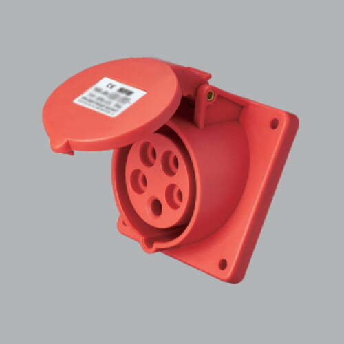 9mpe-mpn-415 Ổ cắm gắn âm loại nghiêng 16A 3P+N+E(6h) IP44 MPE MPN-415