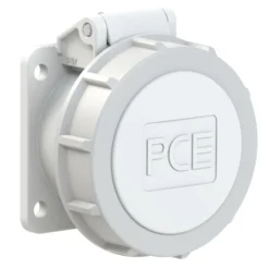 Ổ cắm gắn âm kín nước dạng thẳng 16A 2P 24/42V 10H IP66/67 PCE F3822-10F9V