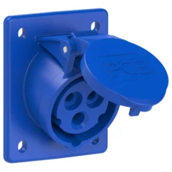 Ổ cắm gắn âm dạng nghiêng 16A 3P 230V 6H IP44 PCE F413-6