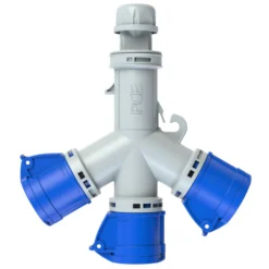 Ổ cắm chia 3 ngã 16A 3P 230V 6H IP44 PCE F9432006