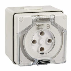 Ổ cắm kín nước 4P 32A 500V IP66 Schneider S56SO432GY