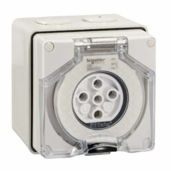 Ổ cắm kín nước 5P 20A 500V IP66 Schneider S56SO520GY