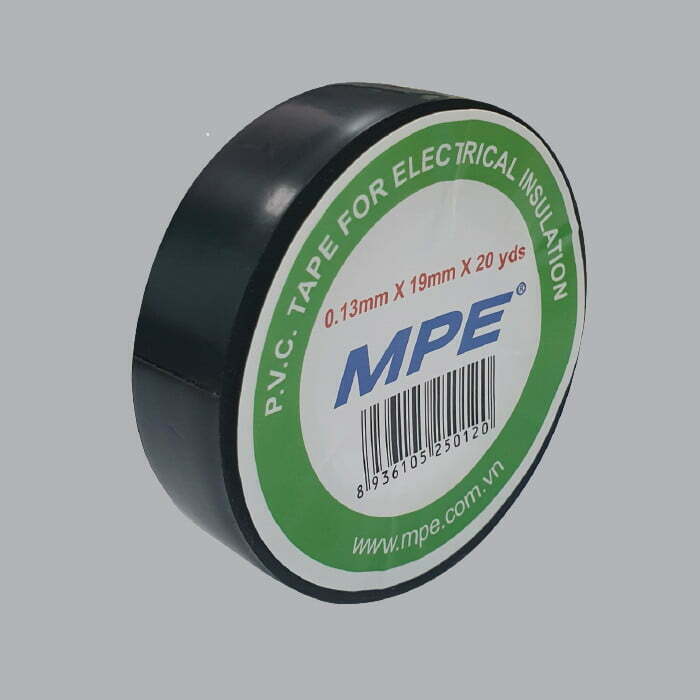 ampe-bkd-20 Băng keo cách điện PVC 20 yard (18 mét) đen MPE BKD-20