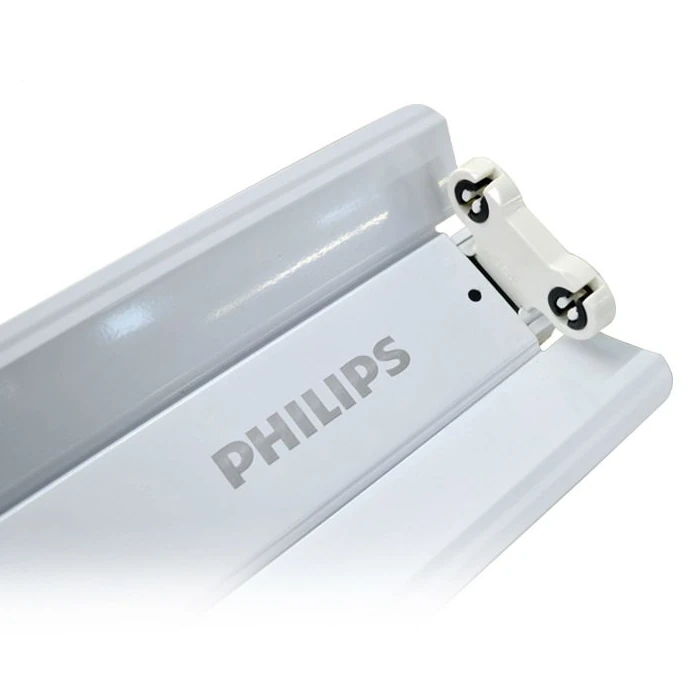 bn011c-2xl1200-2r Máng đèn BN011C 2x1.2m điện 1 đầu có chóa (chưa bóng) Philips