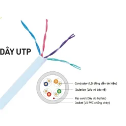 Cáp mạng Cat6 UTP 10% Cu, cuộn 305m màu trắng Nanoco NC6-U10W