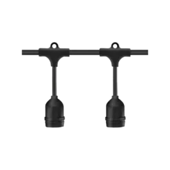 Dây đèn trang trí ngoài trời 15 đui đèn E27 dài 10m MPE DDCT10-15